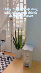 Thùng rác đạp chữ nhật INOCHI thiết kế bấm tay đạp chân tiện dụng thùng rác có lõi dung tích lớn tiện lợi