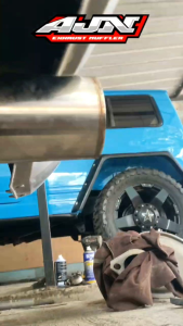 AJN NAYYARA VICTORY: Muffler Full Kering & Performa Exhaust Tinggi