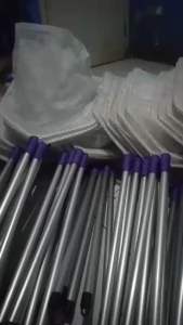 Serokan ikan besar ukuran 35cm gagang alumunium 50cm