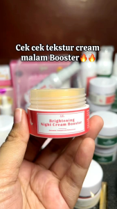 Paket Isi 3 Booster Glowing LS Skincare Dna Solmon Serum & Cream