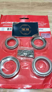 Komstir Mangkok Stang Honda GN5 Grand Supra Beat Vario Kharisma Blade Revo Scoopy Spacy Supra X Supra Fit PCX Supra X 125 Beat Karbu Beat Fi Revo Fit Fi X Fi Astrea Legenda Supra X 125 Fit New/Fi Comstir Race Ball Steering Kit Bearing Mangkok Stand GN5