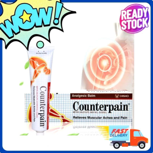 [ RAEADY STOCK ] COUNTERPAIN Analgesic Balm 60g (Pain Relief) Krim Untuk Sakit Badan Dan Sendi