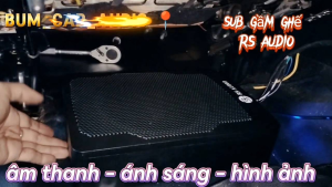 1 chiếc loa sub điện gắn ô tô rs-80A 150w hàng rất nặng của hãng rs audio dành cho anh em nâng cấp hệ thống âm thanh xe