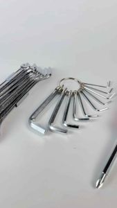 Paket!! Kunci Pas set 8pcs 6x7-20x22 lengkap/Kunci L Set lengkap 10 pcs 15mm-10mm/Obeng Bolak Balik Amerika Magnet Panjang 4" Perlatan Bengkel lengkap Murah Berkualitas