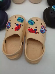 [GS-710] SANDAL BAIM ANAK MOTIF TAYO CAPTAN AMERICA SPIDERMAN GAME JELLY KARET EVA RUBBER