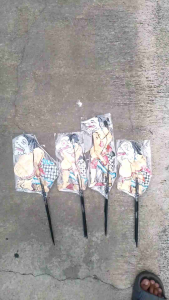 Wayang Kulit Sapi ASLI Punokawan 1 Set Ukuran Mini