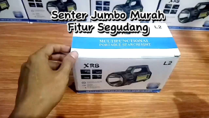 Senter Tangan Besar Jumbo Super Terang 1000 w XRB L2 Portabel Searchlight Lampu Emergency Besar
