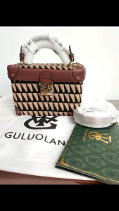 Tas Unik Mewah dari Guluolan Tas Hand Bag Selempang Wanita Motif Vintage Bentuk Kotak Brand Import kd 03 Tas Slempang Mewah Bahan Kulit Tas Import Desain Geometris - Lazada