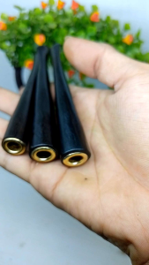 Pipa Kayu Tahan Lama: Pipa Kayu Kelor Hitam 12cm Pipa Once Premium