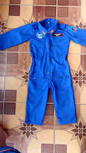Werpak Anak Warna Biru Baju Profesi Pilot Anak Kostum Pilot Wearpack Anak