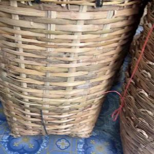 เข่งไม้ไผ่ (ใบใหญ่ ) เข่งเบอร์2 ก.72ซม.ส.58ซม.