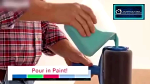 Roll Cat Tembok Gagang Panjang / Kuas Roller Cat Tembok - HD-TVYQS