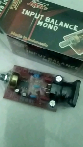 modul kit rangkaian volume control mono sambung ke power