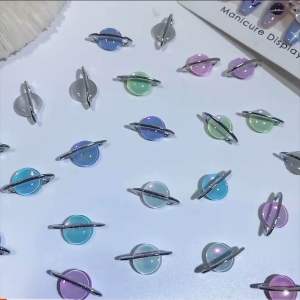 Set charm sao thổ mix màu