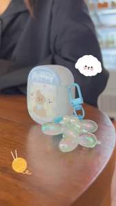 Puppy เคสหูฟังแอร์พอตน้องหมา รุ่นGen1/23PROPRO2 พร้อมที่ห้อยตุ้งติ้งชุดใหญ่