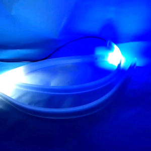 SEPASANG Lampu LED Alis DRL 60 cm Senja Sein Running Sen Motor Mobil 2 Mode Fleksibel Slim