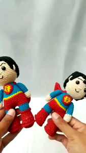 Boneka Rajut Superman