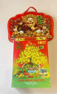 Block Lịch Tết Đinh Mùi 2027 14.5x20.5cm