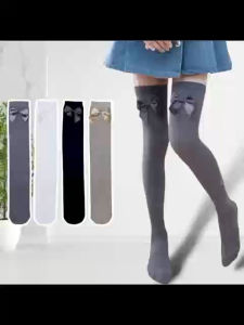 Kids 6-12 Yrs Old Girl Over The Knee High Socks Korean Japan High Socks Cotton Quality AS-524