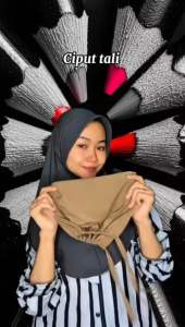 Ciput Tali Inner Bandana Arab Kaos Rayon Premium