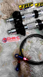 CHRC LOGHTEN FRONT SHOCK INGRAVE+JRP STICKER+8.1CALIPER 2 CHIP W/ BRACKET+EARLS HISE FOR WAVE125/XRM125/RS125