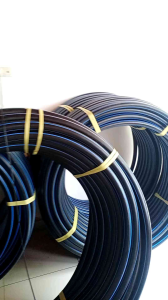 Selang Hitam HDPE 1 Inc PN 10 Panjang 50mter/roll