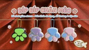 Bíp bíp chân mèo - Đồ chơi giảm stress - Móc khóa đa dạng - Thiết kế độc đáo - in 3D cao cấp
