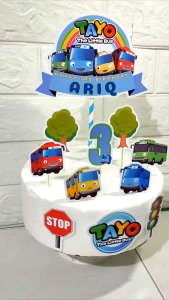 TAYO the little Bus Cake Topper (High-quality Personalize Ready-to-use)