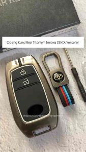 Casing Remote Kunci Mobil Besi Titanium Innova Zenix Venturer