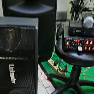 paket karaoke speaker linkmaster 10 inch Original Ampli Bluetooth