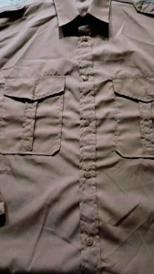 Seragam Sekolah Pramuka Negeri Lengan Panjang Warna Kopi Susu