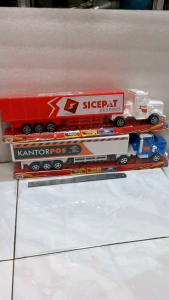 Mainan Truck Trailer Anak Truk Expedisi Mobil Paket Container Besar Panjang 54 cm no 79112
