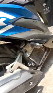 Acrylic Race N style Radiator Cover (CLICK/NMAX/ADV/PCX/AEROX)