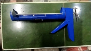 Caulkin Gun Sealant Releaser Presser TOOL Gun Cartridge Gun Manual Color Blue Steel Gun