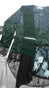 Setelan Kebaya Modern Wanita Atasan Kebaya Wisuda Aurora Selendang Kebaya Kondangan Dan Lamaran Kebaya Pesta