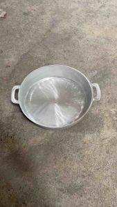 Chảo gang đúc đáy bằng đk 44cm đúc thủ công làng nghề