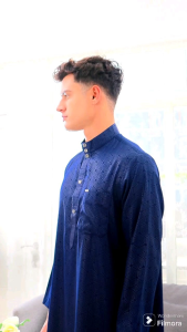 Jubah At Tarim Pria Dewasa: Bahan Emboz Motif Anti Gerah & Jubah New