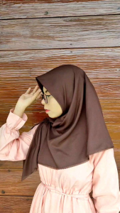 Mazaya Hijab Superfine Voal Sahara Premium - Coffee