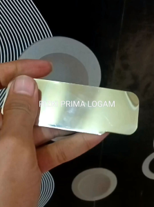 Emblem knalpot Stainlees merek WRC Timbul free paku rivet