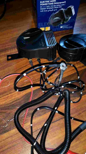 Paket Klakson Denso Keong Waterproof + Relay (Tinggal Pasang)