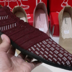 Sepatu Balet Rajut New Import/ Flat Shoes/ Oclia Yasta Olshop (COD)