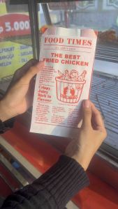 MURAHH100pcs FOOD TIMES Kemasan chickenKantong kemasan fried chickenpraktisekonomis