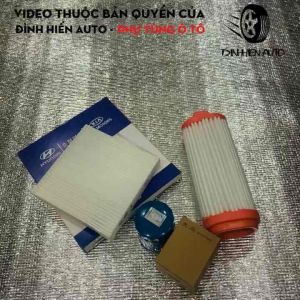 Combo 3 lọc xe Kia Morning (2022-24): Lọc gió động cơ lọc điều hoà & lọc nhớt (G6000/ 02751/2Y500)
