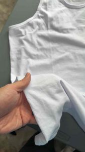 Blue Corner Plain White Sando Sleeveless For Kids And Adults Pure Cotton