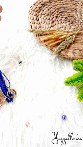 Tasbih Tawaf Sai 7 Butir Mutiara Kristal Ceko Rumbai Tassel Perlengkapan Haji dan Umroh