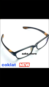 azka store COD 127 Kacamata baca bergaya sporty frame plastik sangat enteng dan nyaman . kacamata plus standar op +050 sd +400 . kacamata baca pria dan wanita hitam merah cod produk import.