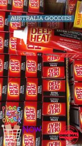 Deep Heat Pain Relief Cream for Muscle & Back Pain Strains Rheumatic and Arthritic Pain EXP: 02/2028 Original from Australia