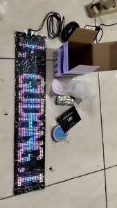 LED matrix panel RUNNING TEKS