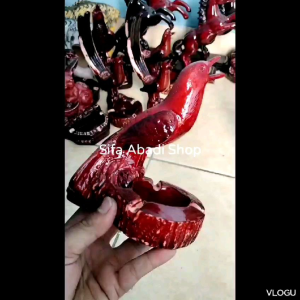 Asbak Murah Unik Aesthetic Motif Burung