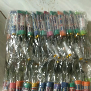 ISI 50 SOUVENIR SENDOK GARPU TIKAR CANTIK